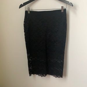 Zara lace black skirt
